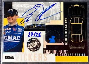 2003 vip auto sheet metal|2003 VIP Tradin' Paint Car Autographs RN Ryan Newman Sheet .